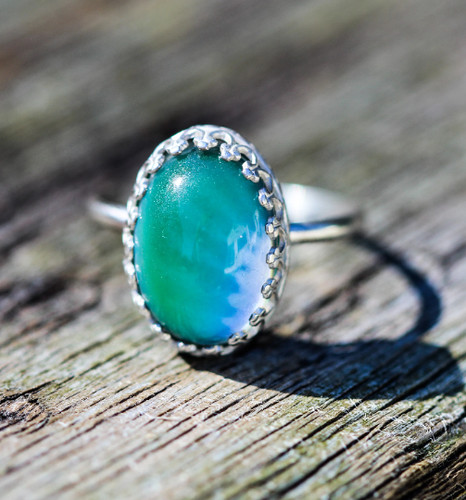 Mood ring handcrafted 925 - ring, *