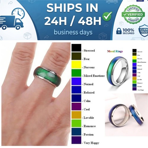 Mood ring stainless steel - ring,